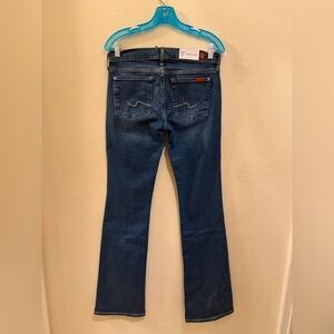 7 For All Mankind NEW WITH TAGS New York Dark Bootcut jeans in size 27 Sold out.